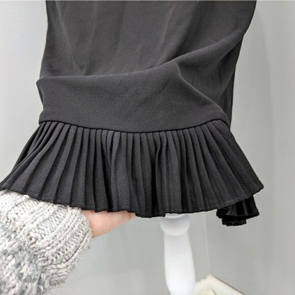 DKNY Pleated Bottom Straight Pencil Skirt Size M - Picture 3 of 11